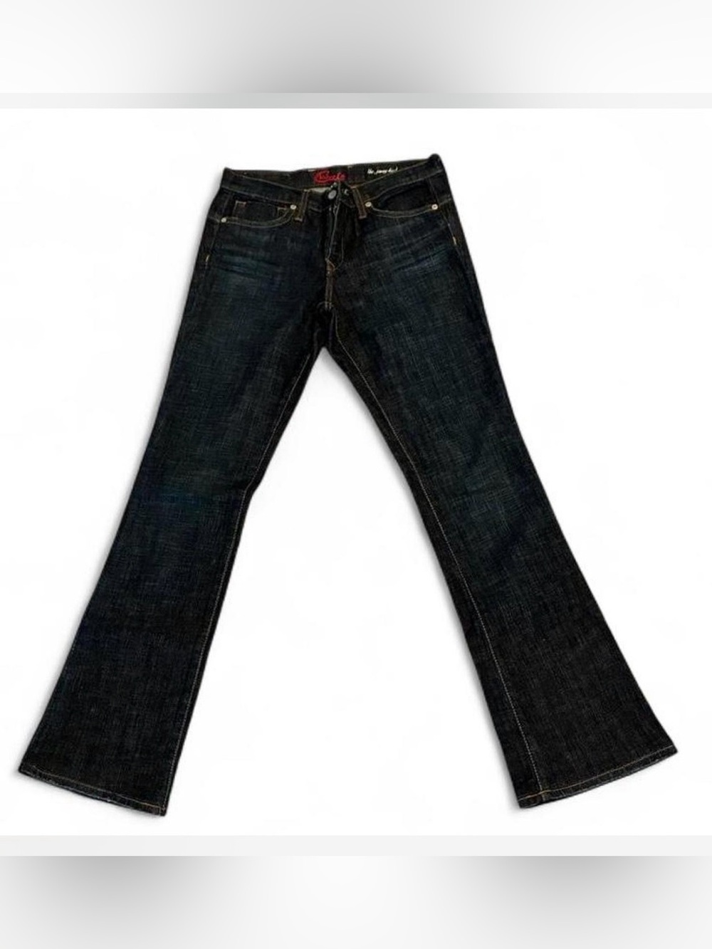 Blue Cult Women’s Designer Boot Cut Jeans in Dark Indigo